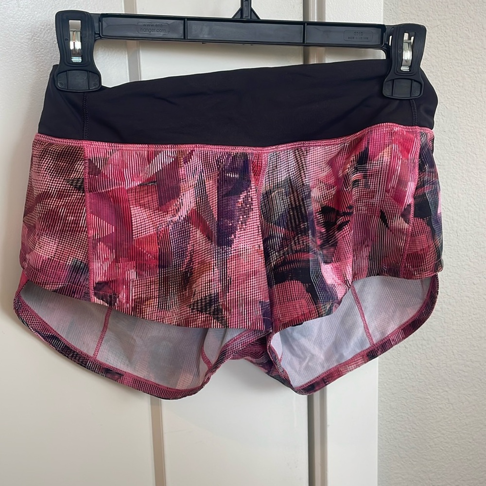 Lululemon speed shorts size 2